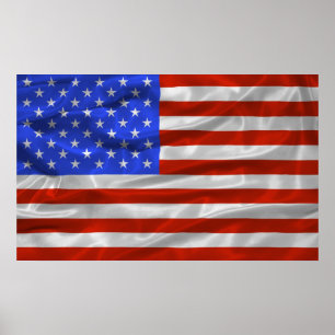 United Stater Flagga Poster