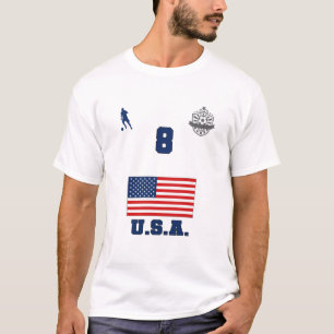 United Stater Football Soccer Team USMNT#8 T-Shirt