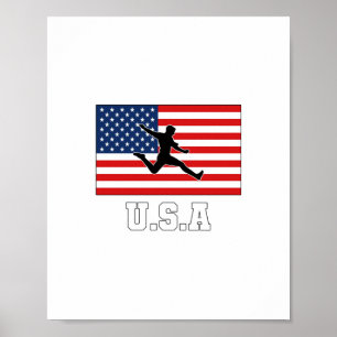 United Stater Football SoccTeam USMNT Poster