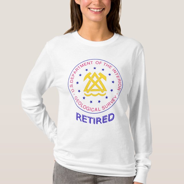 United Stater Geological Retrött Survey Tee (Framsida)