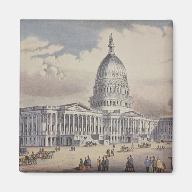 United Stater Huvudstad Washington DC Magnet (Framsidan)