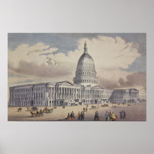 United Stater Huvudstad Washington DC Poster