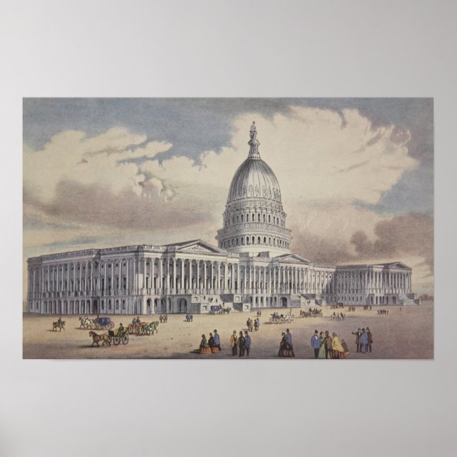 United Stater Huvudstad Washington DC Poster (Framsidan)
