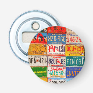 United Stater Licence Tallrikar Art America Flasköppnare