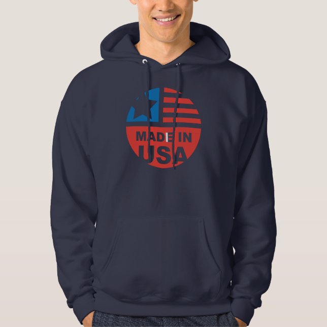 United Stater Made in USA Hoodie (Framsida)