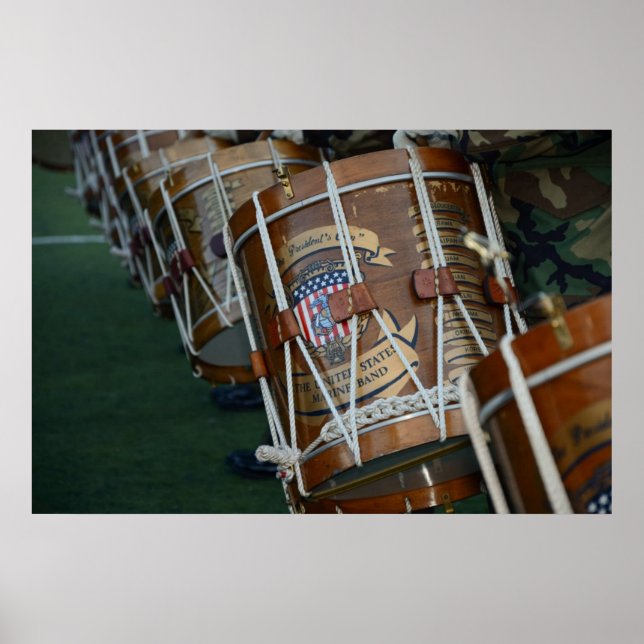 United Stater Military Drum Line Poster (Framsidan)
