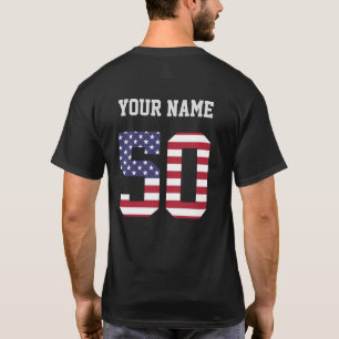 United Stater Number 50 Personlig T-Shirt