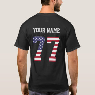 United Stater Number 77 Personlig T-Shirt