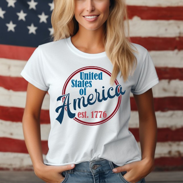 United Stater of American Est. 1776 Patriotic T Shirt (United States of American Est. 1776 Patriotic T-Shirt)