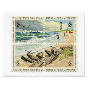 United Stater Postage Frimärke Photo Print Fototryck