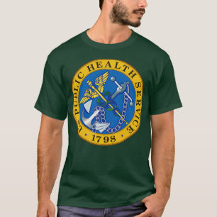 United Stater Public Health Service Seal Färg T Shirt