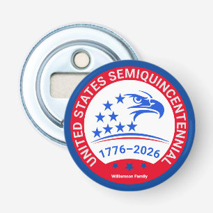 United Stater Semiquincentennial 1776-2026 Eagle Flasköppnare