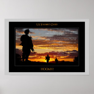 United Stater Soldier's Creed Poster