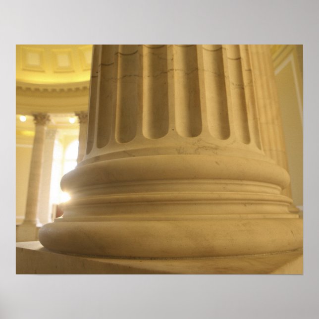 United Stater, Washington, D.C. A Pillar in the Poster (Framsidan)