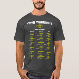 United Stater WW2 Warbird T Shirt