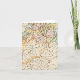 United States 1830 Historical Vintage Map Helgkort