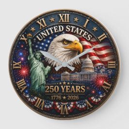 United States 250 Years Stor Klocka