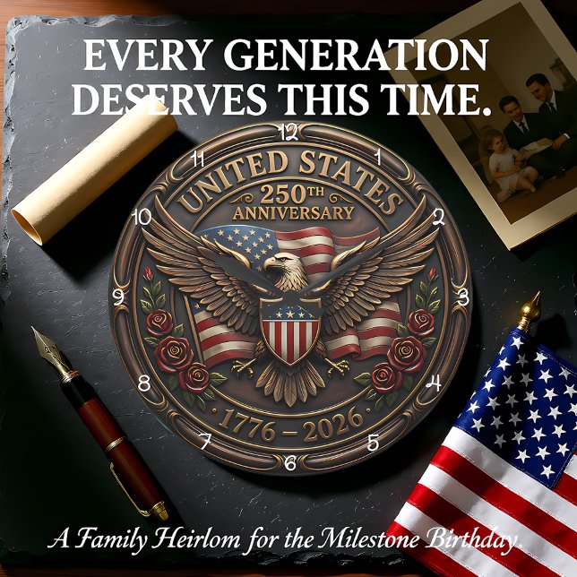 United States 250th Anniversary Stor Klocka (Skapare uppladdad)