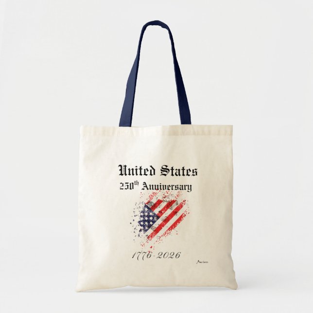 United States 250th Anniversary Tote bag Tygkasse (Framsidan)