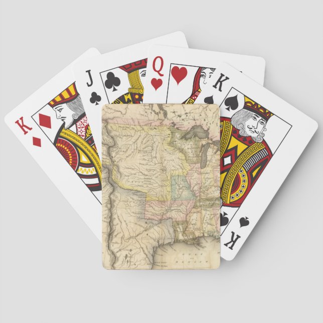 United States 29 Spel Kort (Baksidan)