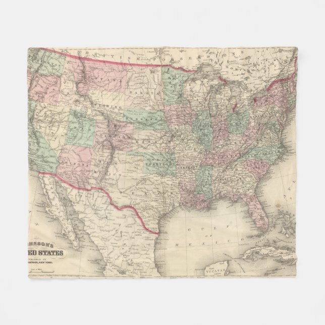 United States 4 Fleecefilt (Framsidan (Horisontell))