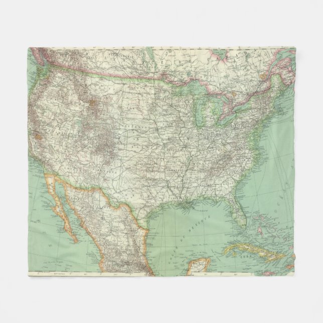 United States 7 Fleecefilt (Framsidan (Horisontell))