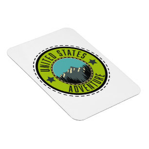 United States Adventures logotyp Magnet