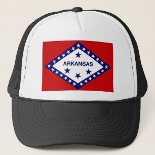 United States Arkansas flagga Keps