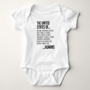 United States behandla som ett barn bodysuiten T-shirt
