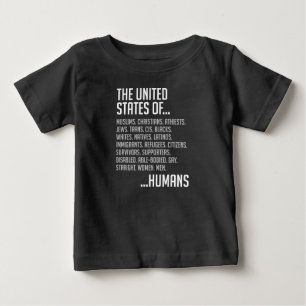 United States behandla som ett barn den mörka T-shirt