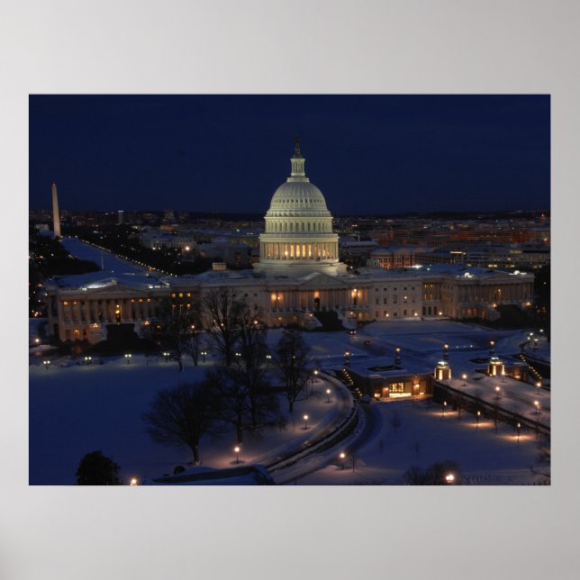 United States Capitol Building, Washington DC,  Poster (Framsidan)