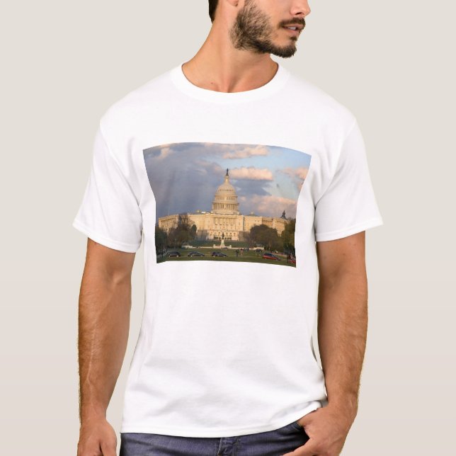 United States Capitol-byggnaden i Tee Shirt (Framsida)