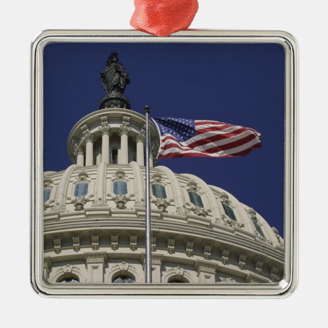 United States Capitol, Washington, DC Julgransprydnad Metall (Framsidan)