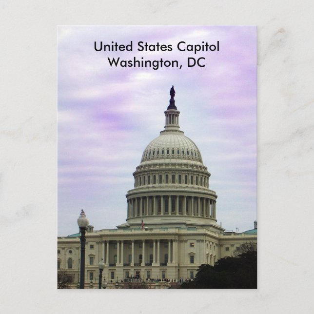United States Capitol, Washington, DC Vykort (Framsida)
