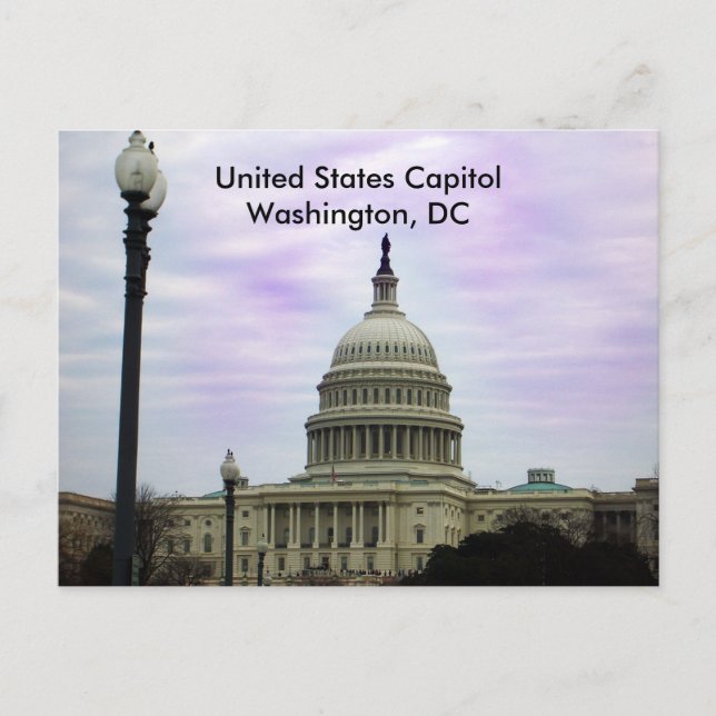 United States Capitol, Washington, DC Vykort (Framsida)