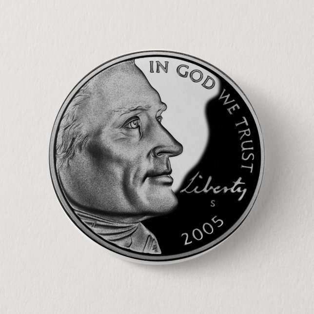 United States förnicklar Knapp (Framsida)