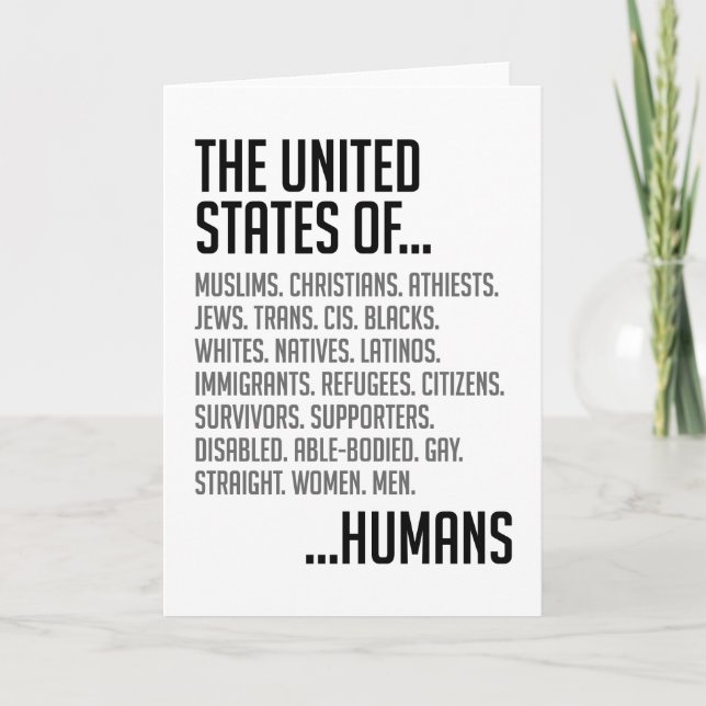 United States hälsningkort Kort (Framsida)