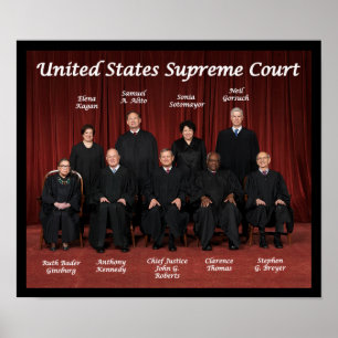 United States högsta domstolenrättvisa Poster