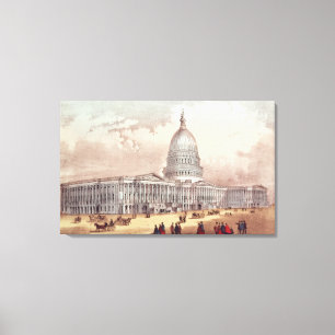 United States huvudstad, Washington D.C. Canvastryck