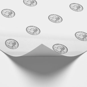 United States inkvarterar myntar Presentpapper
