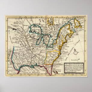 United States Kanada, Nordamerika Poster