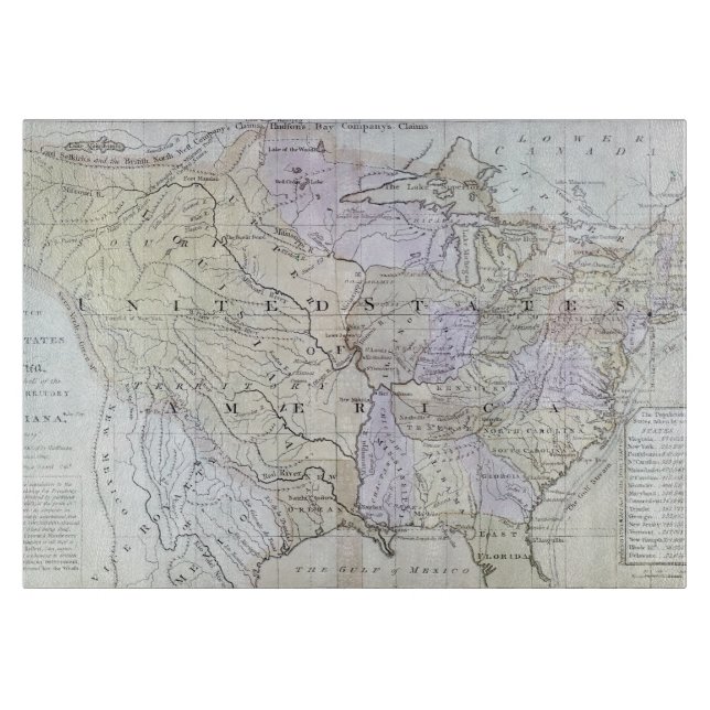 UNITED STATES KARTLÄGGER, c1812 (Framsidan)