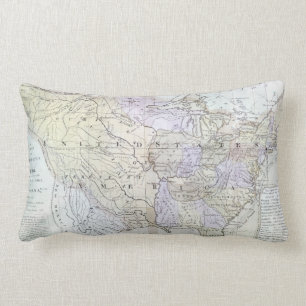 UNITED STATES KARTLÄGGER, c1812 Lumbarkudde