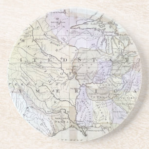 UNITED STATES KARTLÄGGER, c1812 Underlägg