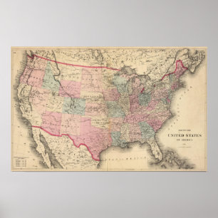 United States kartlägger med den uttryckliga Poster