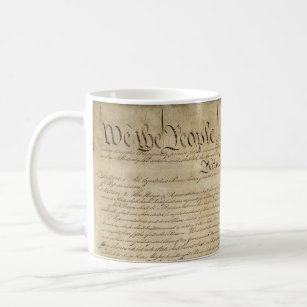 United States konstitution Kaffemugg