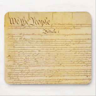 United States konstitution Mousepad Musmatta