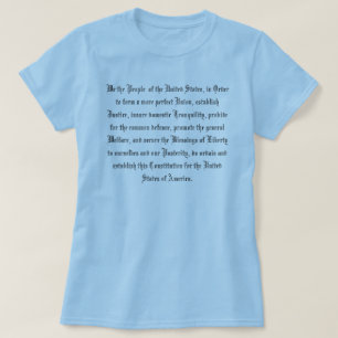 UNITED STATES KONSTITUTION TEE SHIRT