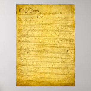 United States konstitutiontryck Poster
