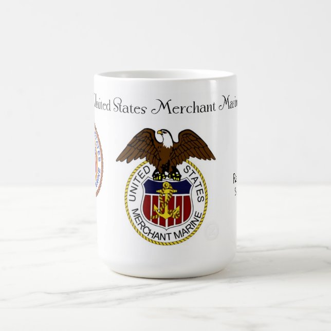United States köpmanflottor Kaffemugg (Center)